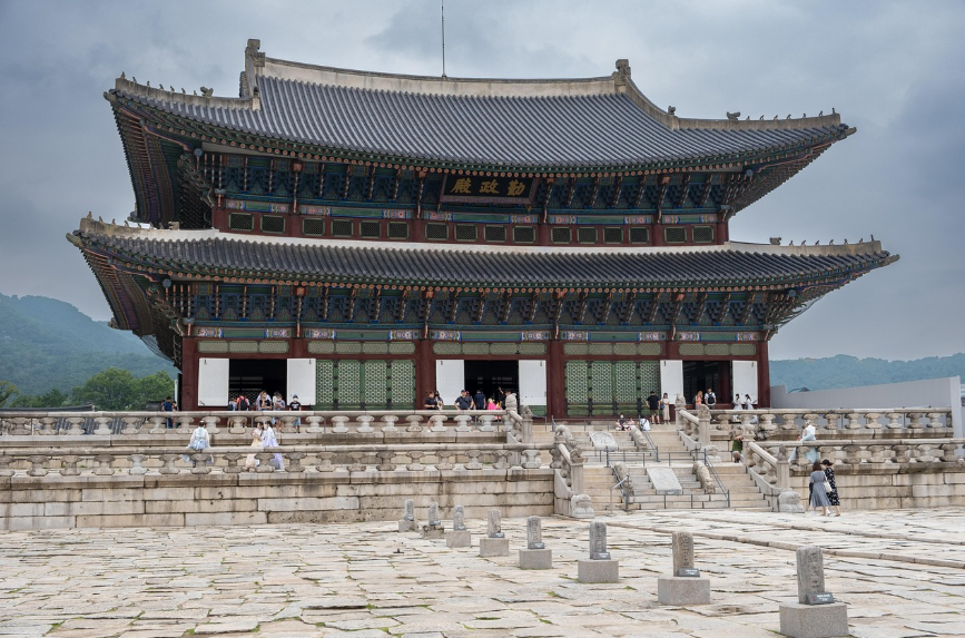 한양 천도 경복궁 한양도성